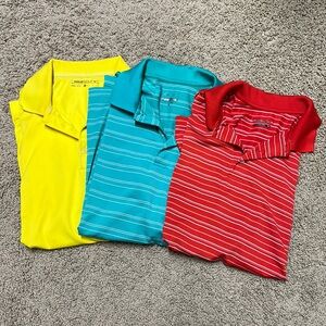 3 pack short sleeved polo shirt